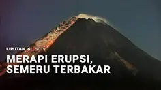 Merapi Erupsi, Semeru Terbakar
