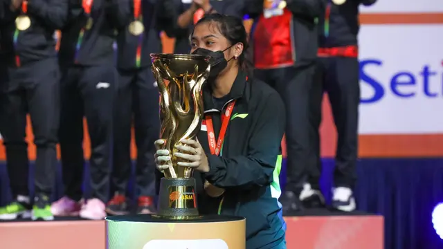 Tim bulutangkis putri Indonesia juara Kejuaraan Asia Beregu 2022.