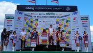 Pembalap Astra Honda Racing Team (AHRT), Fadillah Arbi Aditama resmi menyabet gelar Juara Asia kelas Asia Production 250 (AP250) pada gelaran Asia Road Racing Championship (ARRC) 2025. (AHRT)