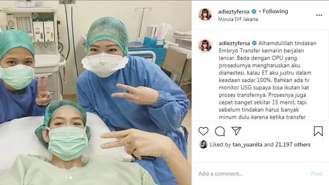 Gilang Dirga - Adiezty Fersa (Foto: Instagram/@adieztyfersa)