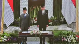 Sertijab Menlu, Arrmanatha Nasir Resmi Gantikan Sugiono