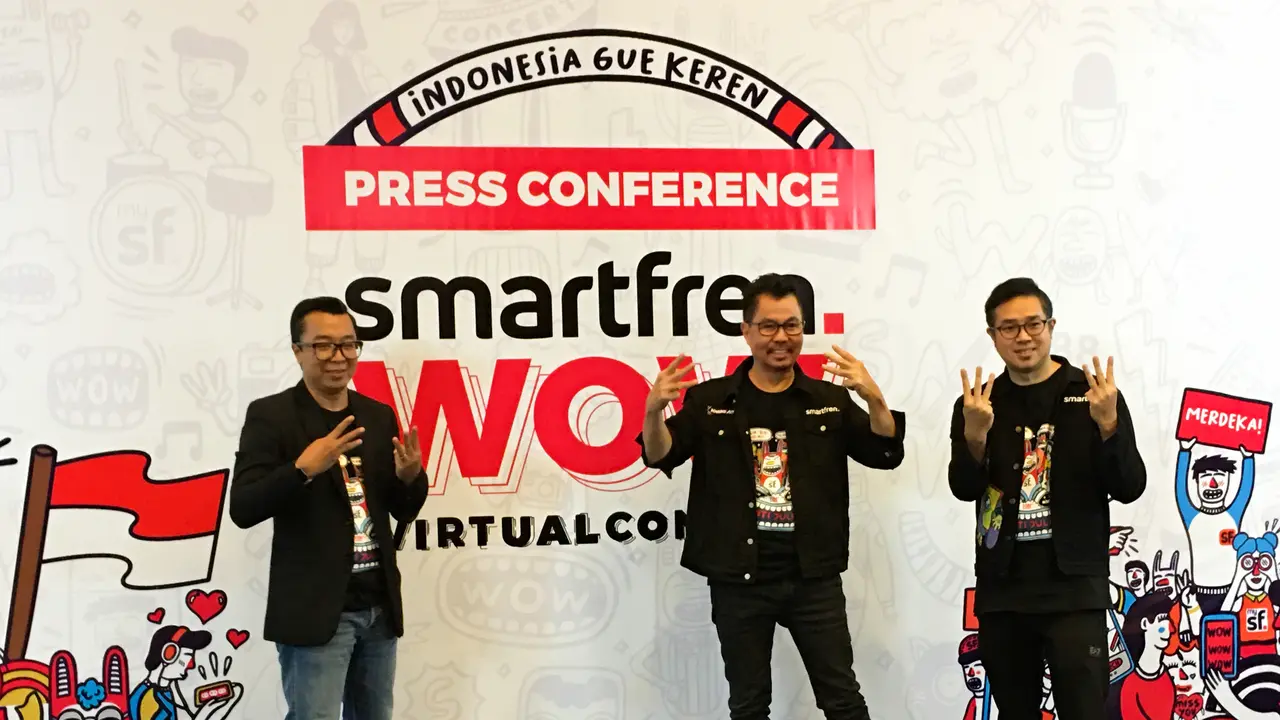 Pengumuman konser virtual Smartfren Wow