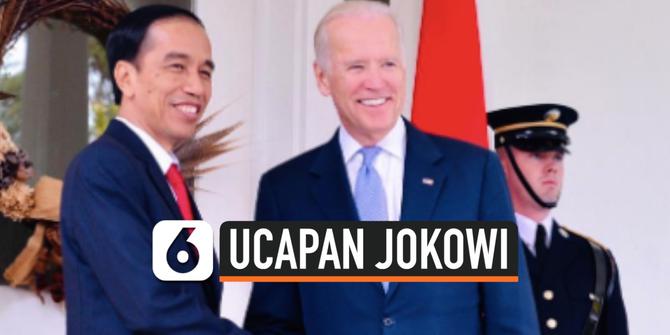 VIDEO: Jokowi Ucapkan Selamat kepada Joe Biden dan Kamala Harris