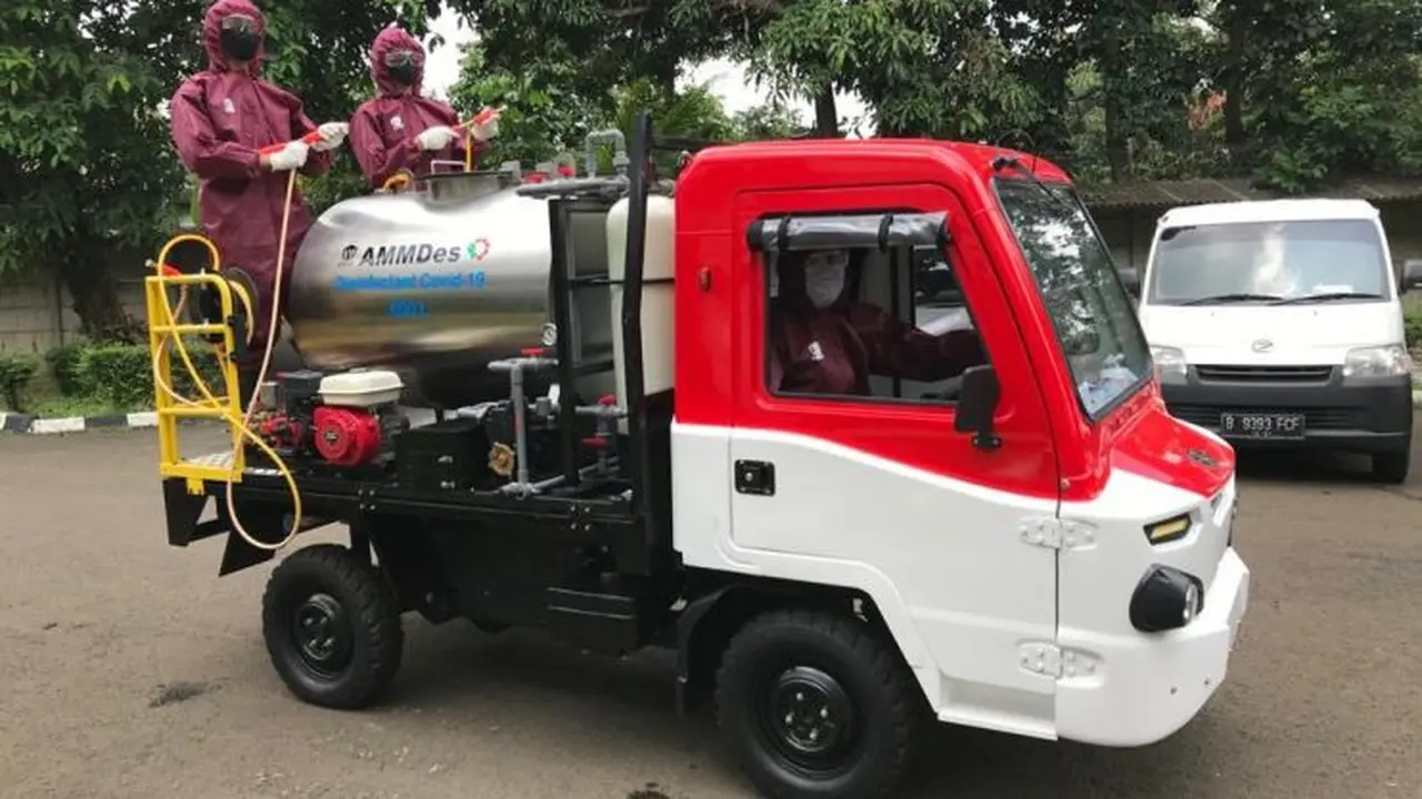 Kemenperin Kenalkan AMDes Penyemprot Disinfektan (Ist)