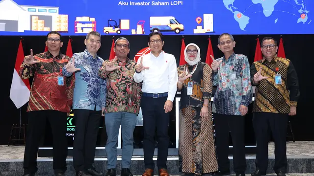 Pencatatan saham perdana PT Logisticsplus International Tbk (LOPI) pada Rabu, (11/10/2023). (Foto: BEI)