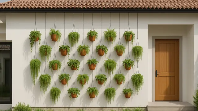 Model Vertical Garden atau Dinding Tanaman, Percantik Hunian Anda/via AI