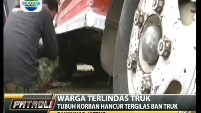  Warga Terlindas Truk, Tubuh Korban Hancur Tergilas Ban Truk