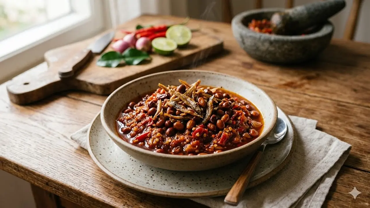 Sambal Balado Ikan Teri Kacang