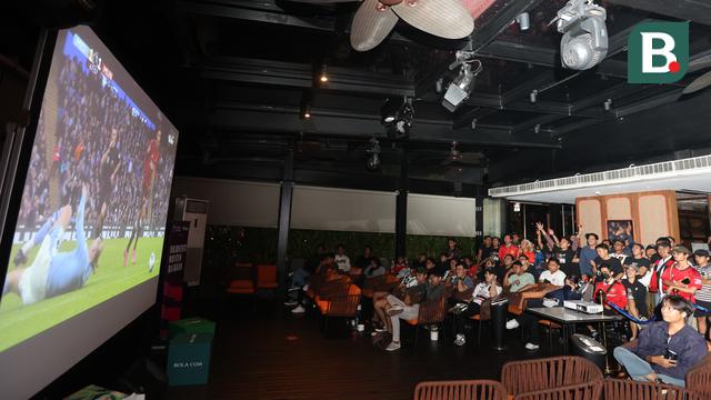 Roaring Night Manchester City vs Manchester United di Babahramu Dine & Bar Tangerang