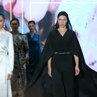 Jakarta Modest Fashion Week 2018. (Photografer: Daniel Kampua)