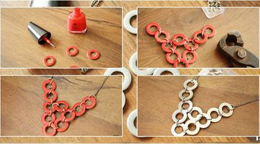 Diy Bikin Kalung Etnik Dari Barang Bekas Beauty Fimela Com