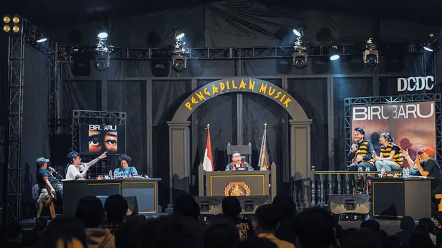 Duo Biru Baru Ungkap Filosofi Nama hingga Eksplorasi Musikalitas di Sidang DCDC Pengadilan Musik