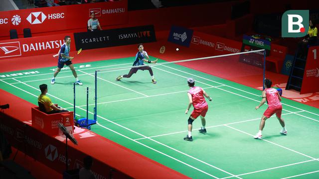 Pramudya Kusumawardana/Yeremia Rambitan Vs Fajar Alfian/Muhammad Rian Ardianto di Indonesia Masters 2023