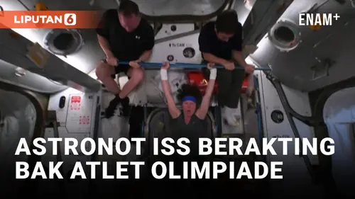 VIDEO: Rayakan Pembukaan Olimpiade Paris, Astronot ISS Berlaga Bak Atlet