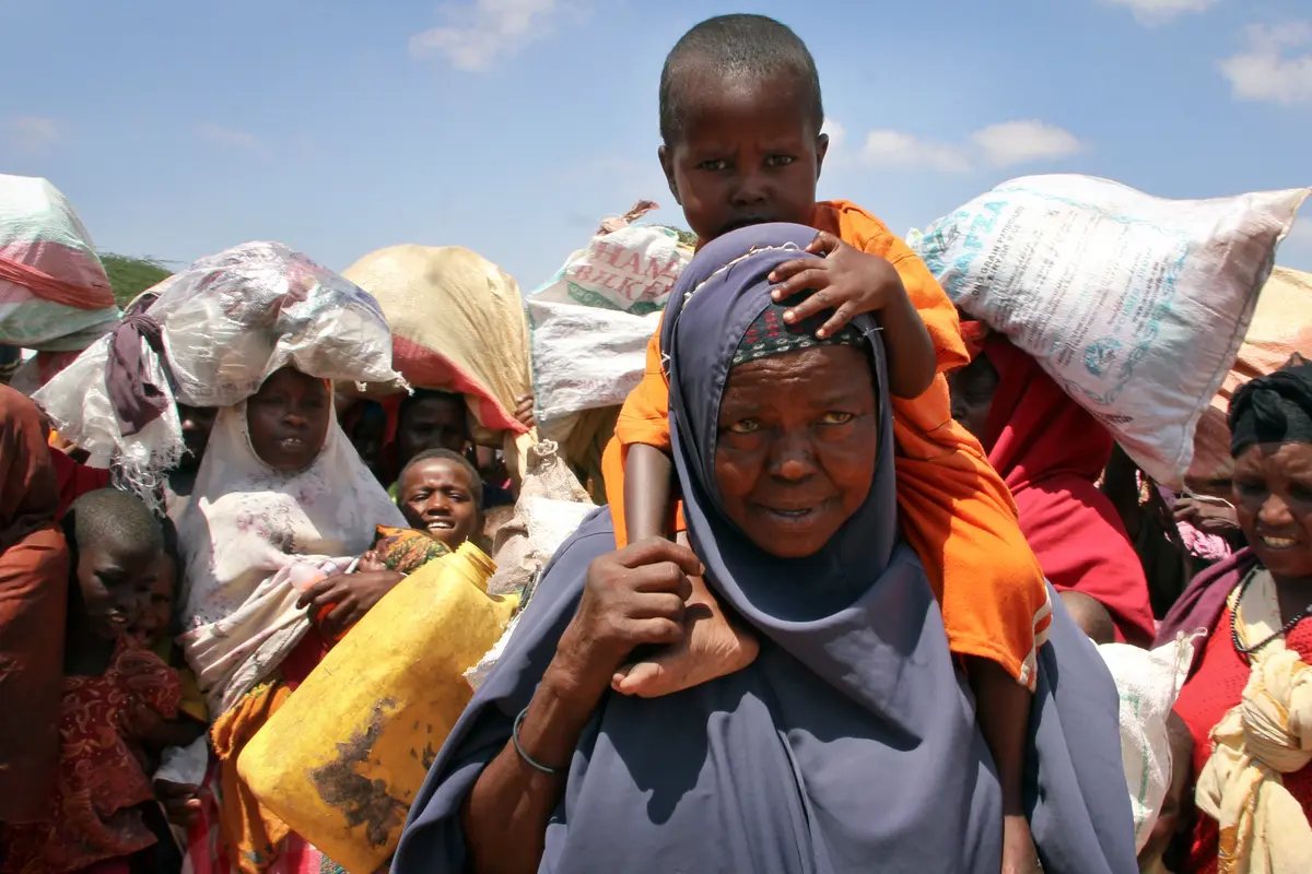 Warga Mengungsi Akibat Kekeringan dan Kelaparan di Somalia