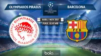 Susunan Pemain Olympiakos Vs Barcelona