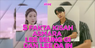 5 Fakta Kisah Asmara Lee Seung Gi dan Lee Da In