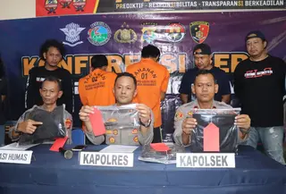 Pelaku pembunuhan di lapo tuak diringkus. (Istimewa)