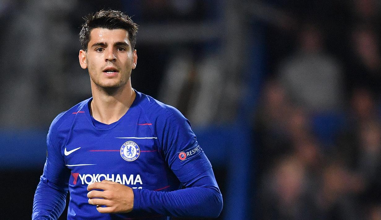 3. Alvaro Morata (66 Juta Euro) - Pemain berusia 27 tahun ini bergabung dengan Chelsea pada tahun 2017. Alvaro Morata didatangkan Chelsea dari Real Madrid dengan transfer mencapai 66 juta euro. (AFP/Ben Stansall)
