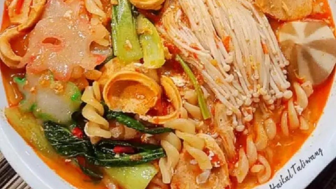 Resep seblak jamur enoki. (dok. Cookpad @dapur_moms_bilqis)