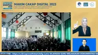 Kampanye Gerakan Nasional Literasi Digital di Indonesia digagas Kemenkominfo bersama Gerakan Nasional Literasi Digital (GNLD) Siberkreasi, dengan menggelar program literasi digital nasional sektor pendidikan wilayah Sulawesi yang diikuti 11.155 siswa (Istimewa)