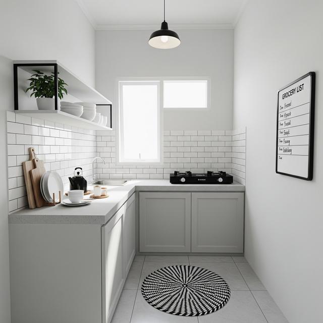9 Inspirasi Dapur Sempit tapi Rapi dengan Pencahayaan Alami, Desain Efisien