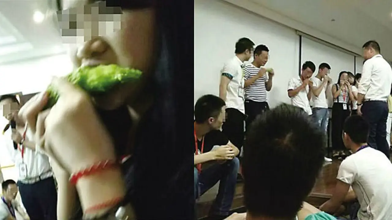Tak Sanggup Capai Target, Para Karyawan Ini Dipaksa Makan Pare