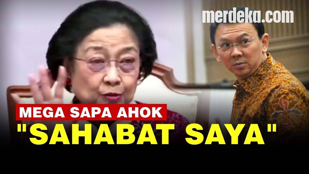 VIDEO: Momen Megawati Sapa Ahok 'Sahabat Saya' di Live HUT PDIP ke-49