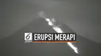 Gunung Merapi kembali luncurkan awan panas hari Selasa (27/9/2019). Panjang guguran awan panas mencapai 2 kilometer ke kali Gendol.