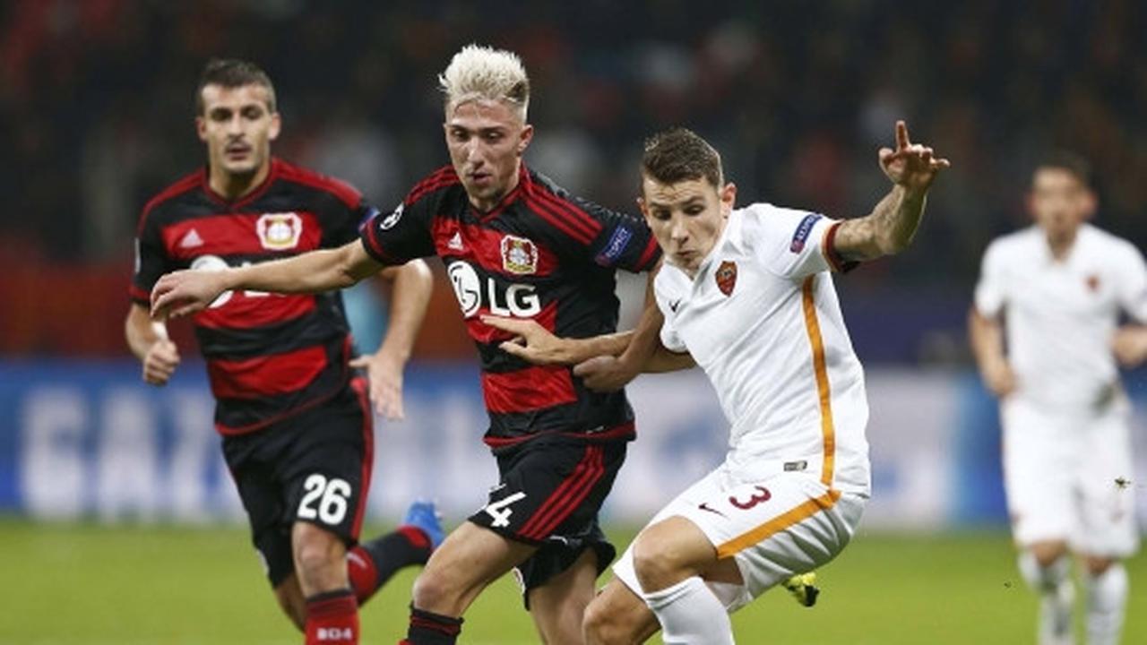 Duel sengit Leverkusen vs AS Roma berujung imbang 4-4