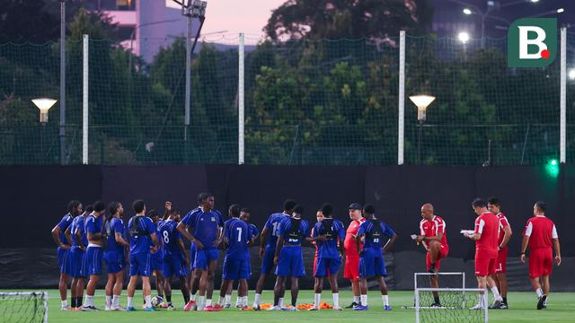 Foto: Mengintip Sesi Latihan Saint Kitts and Nevis Jelang Lawan Timnas Indonesia di FIFA Series 2026