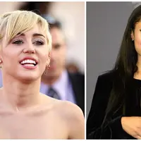 Nicki Minaj Miley Cyrus (kolase by Bintang Pictures)