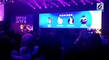 Chandara Liow dan Tommy Limmm dari Tim2One raih XYZ Day 2018 Award kategori komedi.