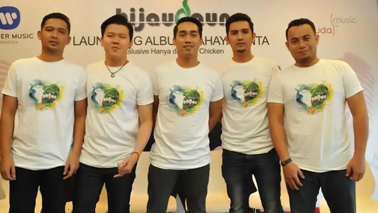 Hijau Daun ikuti gaya rambut Maroon 5 (Liputan6.com/Panji Diksana)