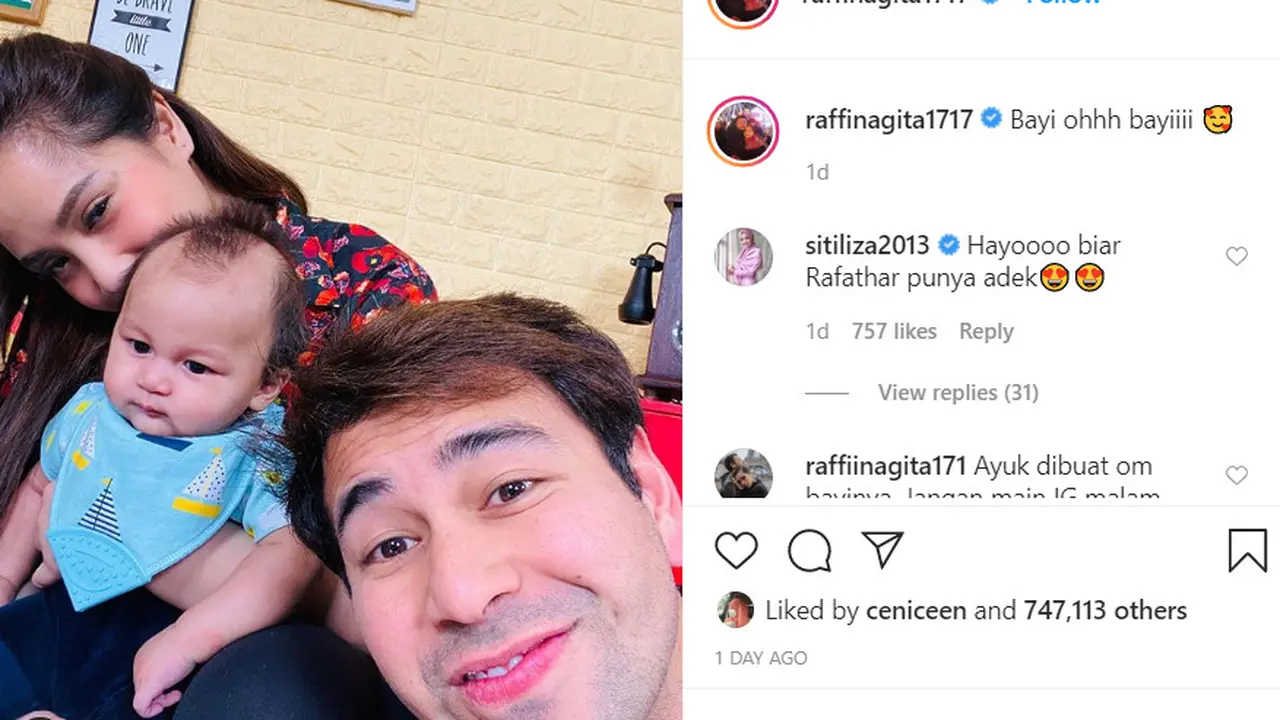 Nagita Slavina, Raffi Ahmad dan Kiano Tiger Wong