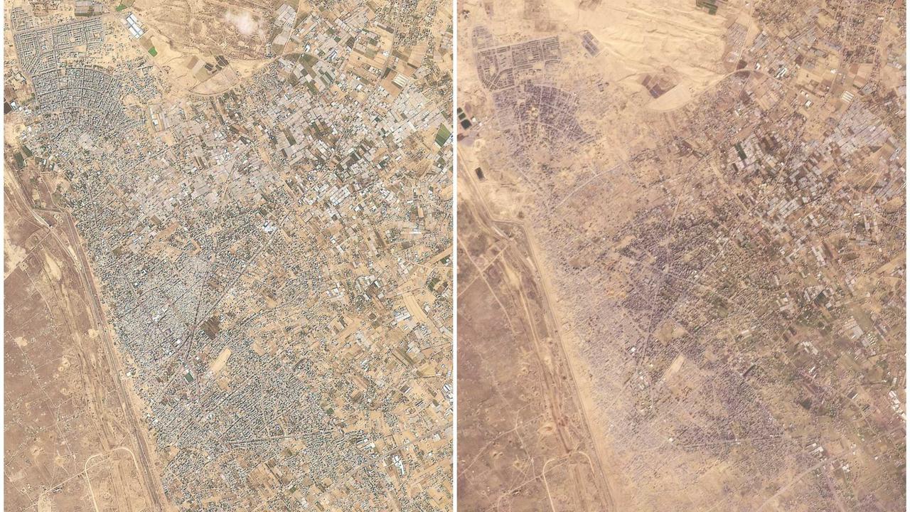Citra satelit ungkap kehancuran Jalur Gaza setelah 15 bulan dibombardir Israel