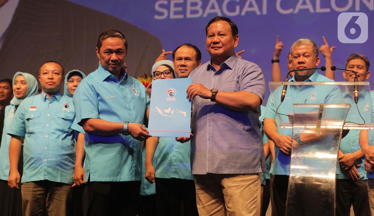 Sejumlah ketua umum partai dalam Koalisi Indonesia Maju juga hadir dalam acara tersebut, seperti Ketua Umum Gelora Anis Matta, Wakil Ketua Umum Partai Gelora Fahri Hamzah, Ketua Umum Partai Bulan Bintang (PBB) Yusril Ihza Mahendra, Sekjen Gerindra Ahmad Muzani, hingga Sekjen PAN Eddy Soeparno. (merdeka.com/Imam Buhori)