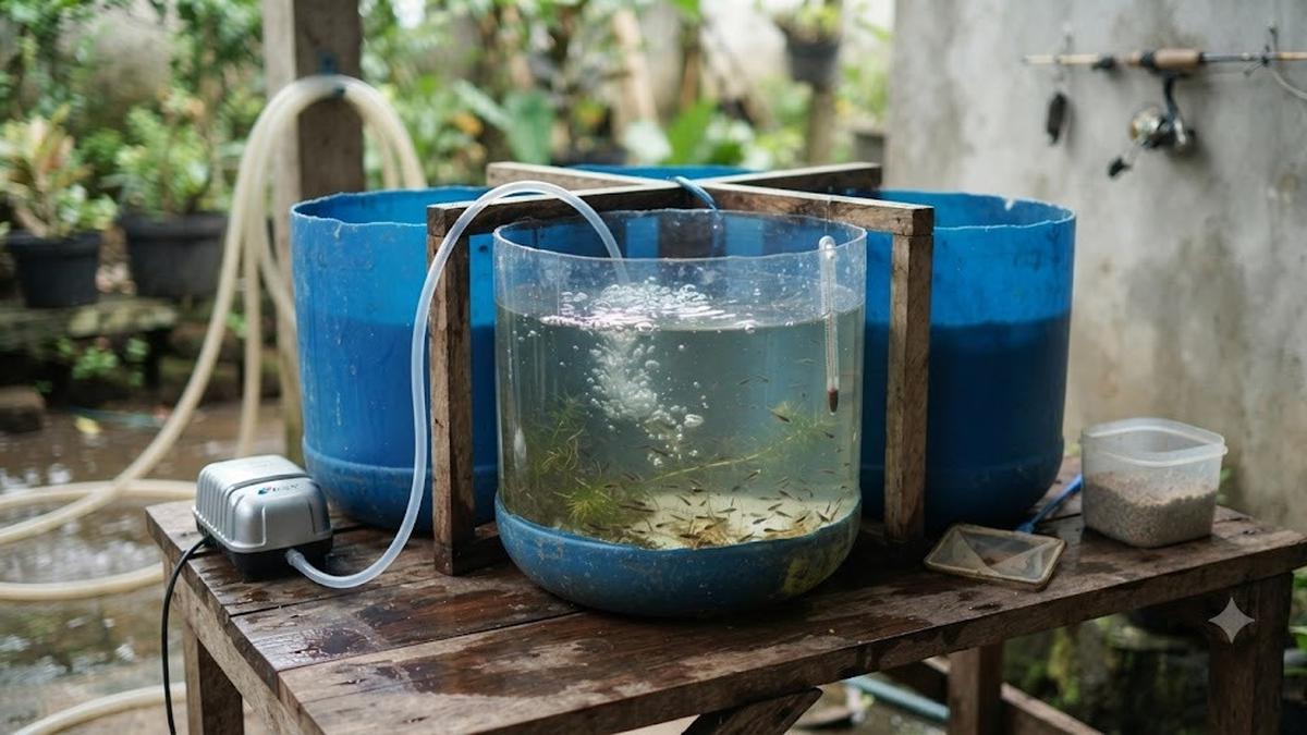 Cara Membuat Tempat Penetasan Benih Lele dari Galon Bekas, Hemat Biaya Hasil Maksimal