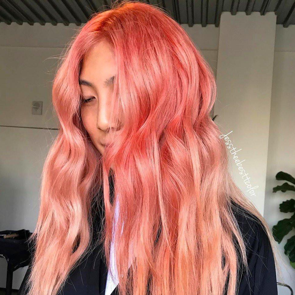 Rambut Warna Salmon Sushi Yang Menyegarkan Tertarik Mencoba