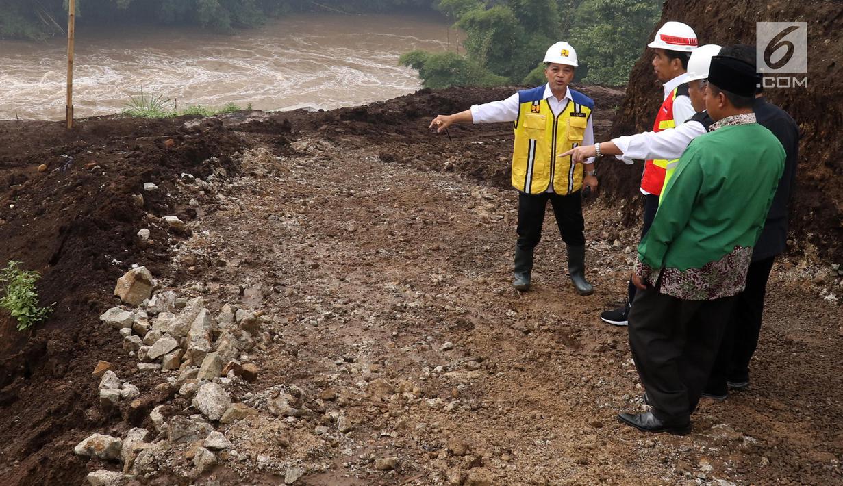 Foto Jokowi Tinjau Proyek Terowongan Nanjung Di Bandung News