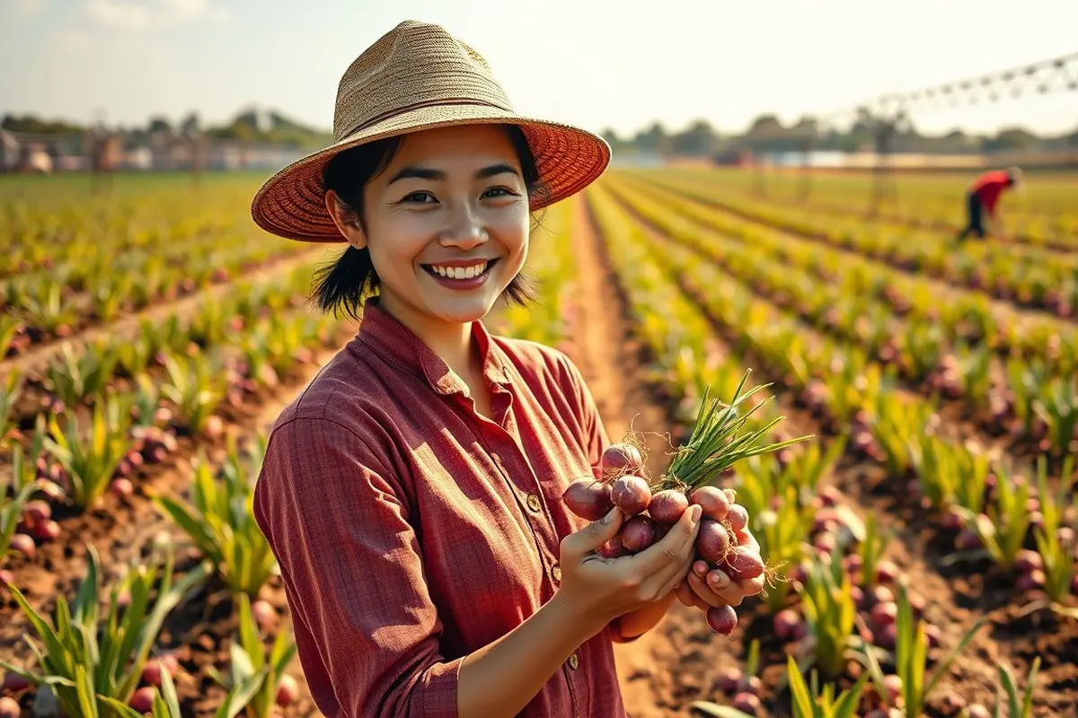 cara tanam bawang merah