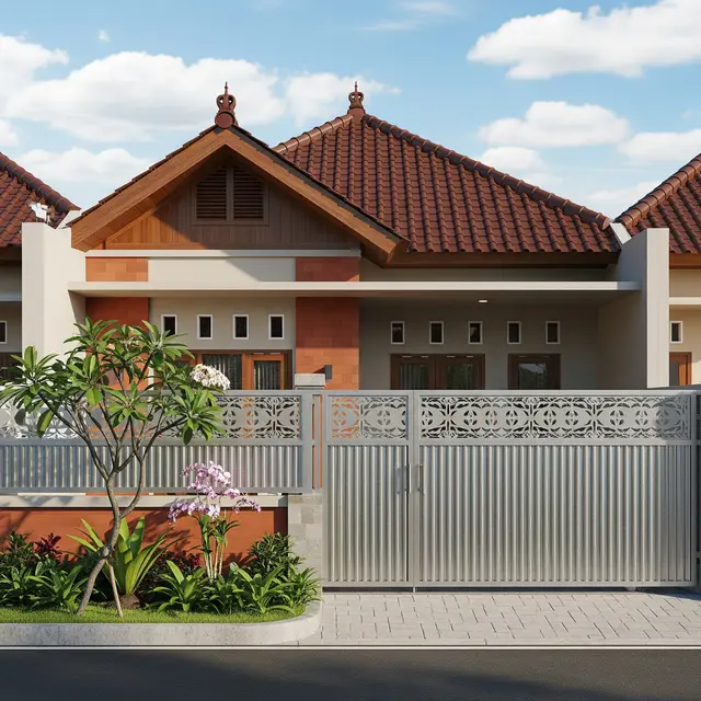 9 Model Pagar Besi yang Cocok untuk Rumah Kecil, Modern dan Tetap Luas