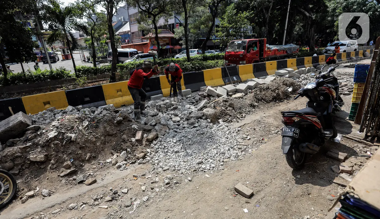 Revitalisasi pasar Petak Sembilan juga fokus kepada pembenahan tempat agar para pedagang bisa berdagang dengan nyaman. (Liputan6.com/Johan Tallo)