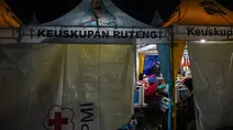 Korban Gempa Dirawat di Tenda Darurat Rumah Sakit Ruteng