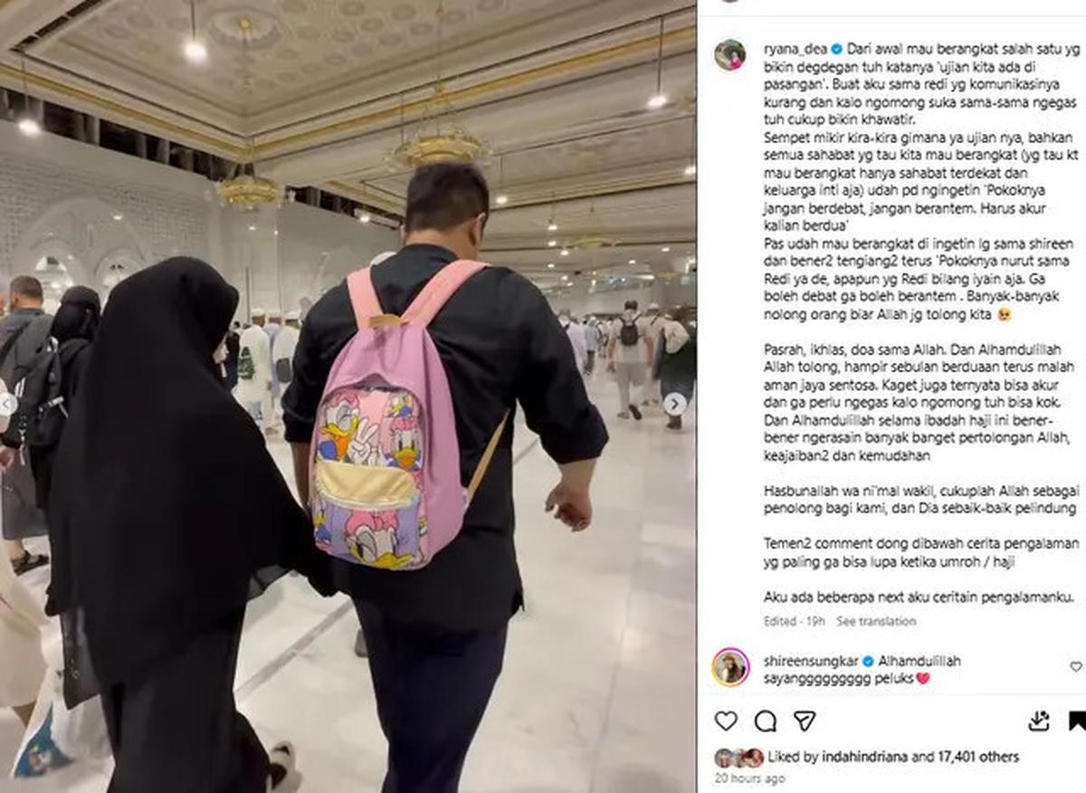 Ryana Dea Cerita Pengalaman Haru Naik Haji, Banyak Pertolongan dan Keajaiban dari Allah