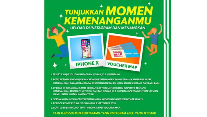 Kontes Foto GRAB Berhadiah iPhone X Buruan Ikutan!