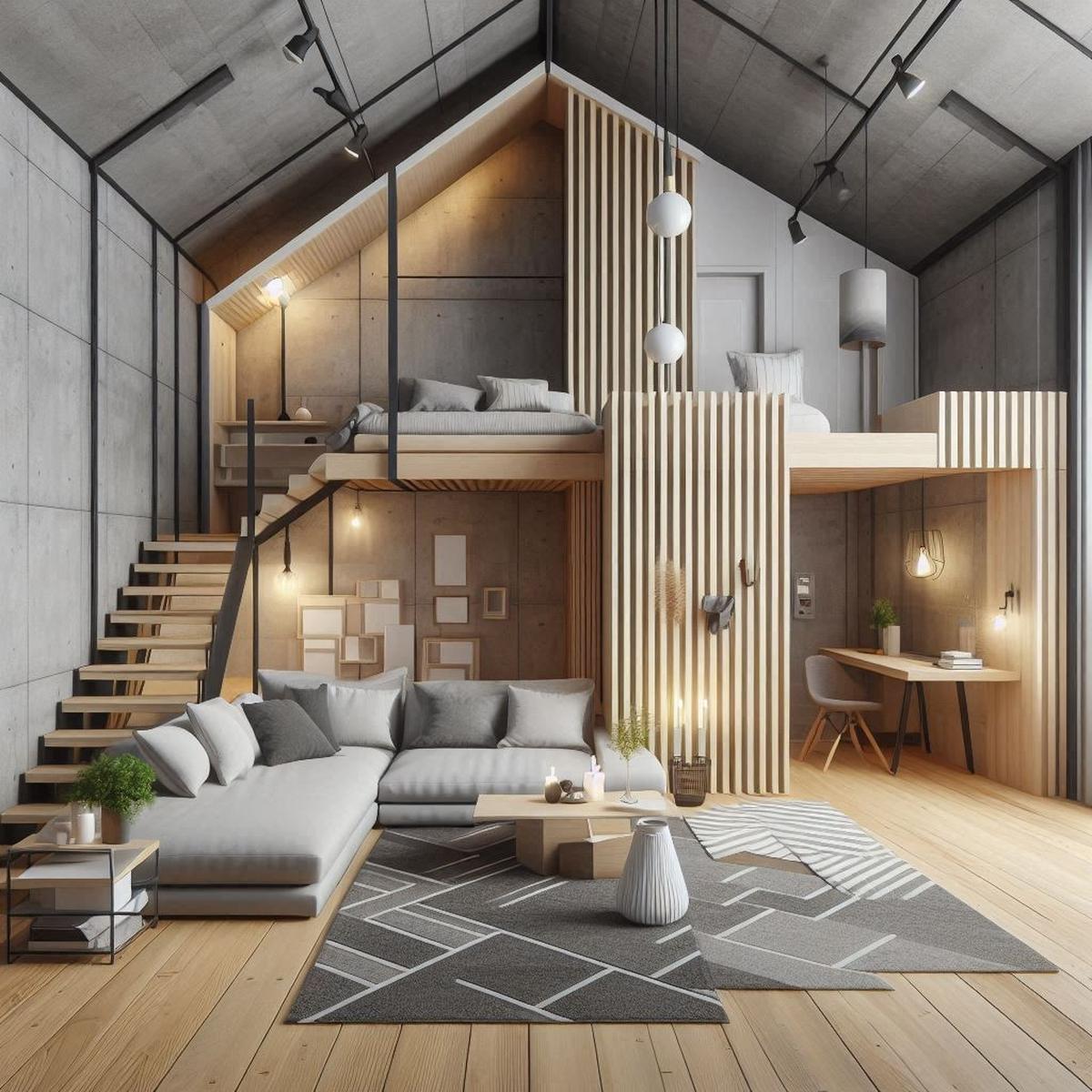 Desain Rumah Minimalis Loft