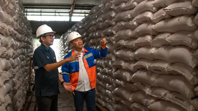 PT Pupuk Kalimantan Timur (Pupuk Kaltim) memastikan ketersediaan stok pupuk memasuki musim tanam kedua tahun 2024. (DOk PKT)