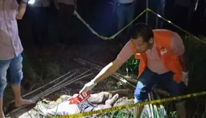 Warga Temukan Mr X di Sawah Karawang