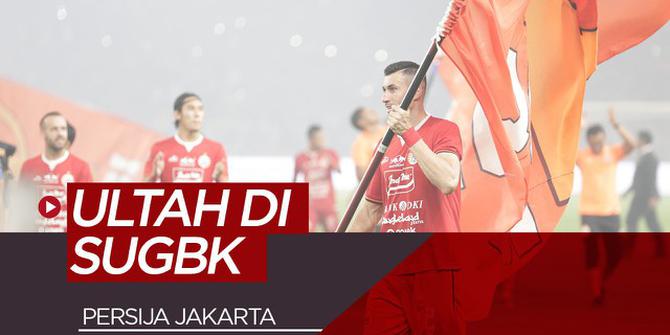 VIDEO: Persija Rayakan Kemenangan dan Ultah Bersama Jakmania di SUGBK